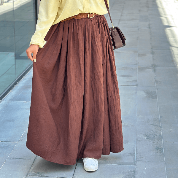 Jupe marron Nilover